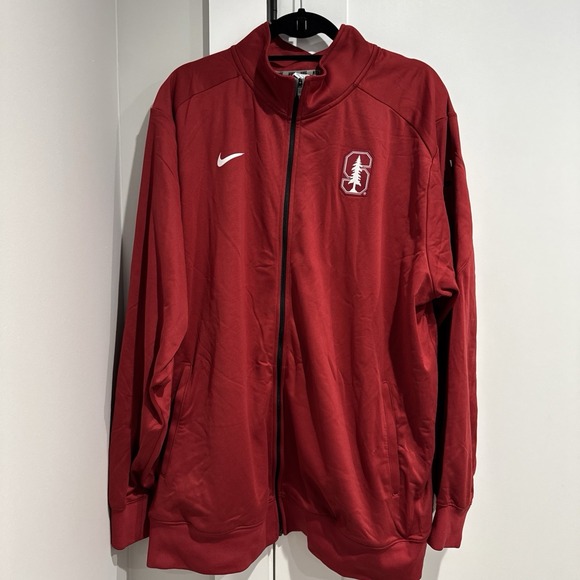 NIKE STANFORD CARDINALS DRI-FIT ZIP UP TRACK JACKET  XXL - Picture 1 of 16